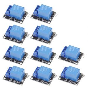 Aihasd 10PCS 1 Canal 5V Module de Relais Panneau Bouclier KY-019 LED Indicateur pour Arduino pour Raspberry Pi PIC AVR DSP Arm (Easy Word Mall, neuf)