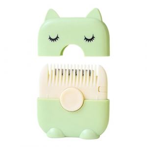 Accessoire Coiffure Peignes Rasoir Pour Coupe De Cheveux | Outil de Coupe Frange Enfant | Outil 2-en-1 pour Tailler les Franges et Couper les Pointes Fourchues, Usage Maison et Voyage pour Types de (kanghuaa, neuf)