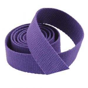 Generic Sangle en Toile de Coton, Ruban en Toile pour Sangles de Sac, Ruban adh&eacute;sif pour Sacs, Bagages, Sangles de Cargaison, 9 m par Rouleau, Violet fonc&eacute;, 25 mm (MorningRhyme, neuf)