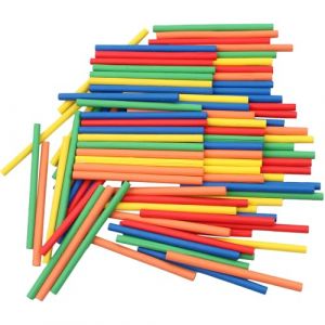 100 Numérique Bâtonnets en bois,Abacus Mathematiques Bouliers, Bâtons de comptage en bois,pour Apprends à Compter,Éducatif pour garçons et filles (Huiwencangliubvp, neuf)