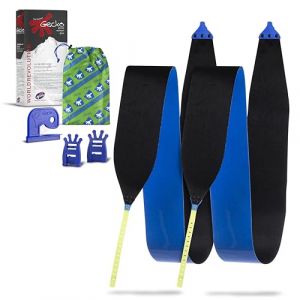 GECKO Peaux de Phoque Ski de randonn&eacute;e Mix 125/161-171 | Ajustables &agrave; la Longueur des Skis | avec Couteau et Poche &agrave; Peau | Peaux pour Ski de Rando | Peaux Autocollantes Ski | Peaux de mont&eacute;e Ski (MP Sports GmbH, neuf)