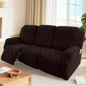 Housse de fauteuil inclinable en jacquard extensible pour fauteuils inclinables 1, 2, 3 places, protection lavable pour meubles pour Lazyboy, fauteuils &eacute;lectriques et housses de canap&eacute; adapt&eacute;es aux (chaowuuk, neuf)