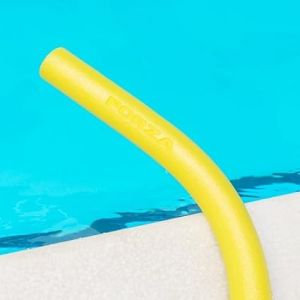 FORZA Frites de Piscine de Natation | Mousse EVA à Haute Densité | Aide à la Natation Flottante et Durable pour Adultes et Enfants | 5 Couleurs Vives (Jaune, Pack de 1) (Net World France, neuf)