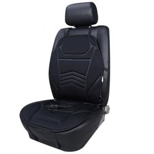 Housse de siège de voiture chauffante 12 V, coussin siège voiture stéréoscopique 3D avec crochets fixes et fond antidérapant, protection universelle contre la surchauffe, coussin chauffant pour (YANGXIAOHUA, neuf)