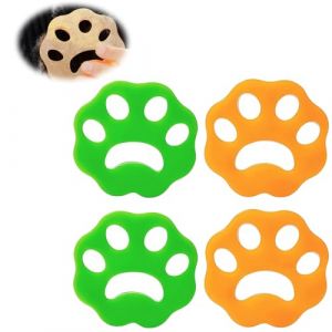 DmDoyy Attrape Poils Machine A Laver, Boule Machine À Laver Anti Poils, 8 Pièces Forme De Griffe De Chat, Réutilisable Anti Poil Machine À Laver, Ramasse Poils Animaux Pour Vêtements Tapis Canapé (ShiJiaZhuangChunZhiChuanShangMaoYouXianGongSi, neuf)