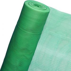 B05/120 Treillis &agrave; mailles 1,2m&sup2;; Grillage en plastique de 1,2m de large x 1m, Cl&ocirc;ture de jardin, Grille de protection maill&eacute;e pour petits animaux, 5mm, vert (vendu au m&egrave;tre) (HaGa-Welt, neuf)