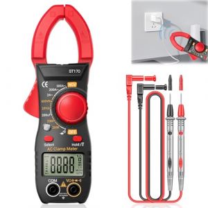 Leikurvo Pince amp&egrave;rem&eacute;trique 6000 Counts 500 A AC/DC, ouverture maximale 30 mm, amp&egrave;rem&egrave;tre, multim&egrave;tre, mesure la tension, la capacit&eacute;, le passage (CHENXIKEJIEU, neuf)