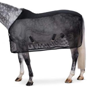 Couverture Anti-Mouches pour Chevaux, couvertures Anti-Mouches réglables pour Chevaux, Protection UV et couvertures en Maille Respirante pour, Couverture - avec Boucle, Couvert (xiaomeia, neuf)