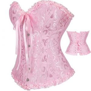 Zooma Corset Steampunk Gothique pour Femme, Corset Minceur, Bustier Complet, Top, 7XL (CHAOHU DATU, neuf)