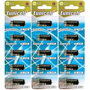 Lot de 15 piles alcalines LR1/N/Lady 1,5 V (3 blisters de 5 piles) AM5, UM5 4001, 4901, MX9100, 910A - Produit de marque jetable Eunicell (ENERGY 01, neuf)