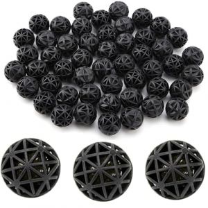 ZHAOYCSH 150 Pi&egrave;ces Boules Bio Filtration Aquarium - Boules Filtrantes Biologiques 16mm pour Filtre Externe/Interne - Media Filtre Poreux pour Bassin, &Eacute;tang, Fontaine Cascade - Nettoyage Eau (ZYCSSM shop, neuf)