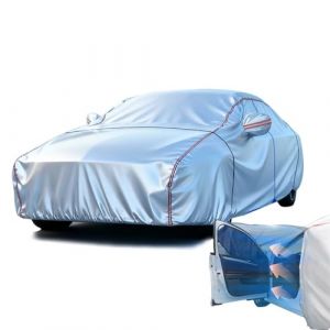 Anti-grêle Bâche Voiture Exterieur Housse de Protection Compatible avec Renault Scenic 3 2009-2016 Housses complètes Voiture Anti-Rayures, Durable, doublée, en Coton Respirant, très résista (jieruitu, neuf)