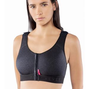 REV&Eacute;E Brassiere Post-Op&eacute;ratoire Ouverture Devant - Soutien Gorge Post-Operation Mammaire, Soutien Gorge pour Proth&egrave;se Mammaire, Soutien Mastectomie, Soutien Gorge de Grossesse, Bra Julie (Rev&eacute;e S.R.L., neuf)
