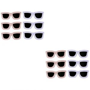 Healeved 12 Pièces Lunettes De Soleil Barrettes Rigolotes Jolies Lunettes De Soleil Frange Barrette Lunettes De Soleil Fille Pinces à Cheveux Amusantes Barrettes De Lunettes Plastique (Sonieg, neuf)
