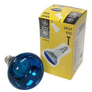 ampoule de r&eacute;flecteur R50 bleu 40W &agrave; petit culot E14 (DSTOCK60, neuf)