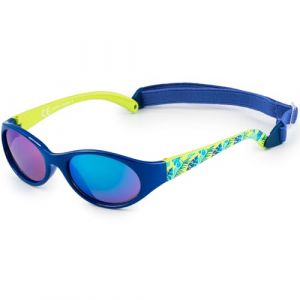 Kiddus Lunettes de Soleil pour Garçons et Filles. Entre 2 et 6 ans. Gomme Super Flexible avec Bande Élastique Réglable. 100% Protection Solaire UV400. Multicolore (25 Tropical) (Kiddus, neuf)