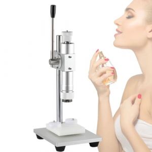 Machine à Sertir Les Bouteilles De Parfum, Outils De Sertissage Manuels De Bouchons En Aluminium, Capsuleuse De Bouteille Professionnelle,Sertisseuse à PulvéRisation RéGlable En Hauteur De 16Cm,15mm (QFGain®, neuf)