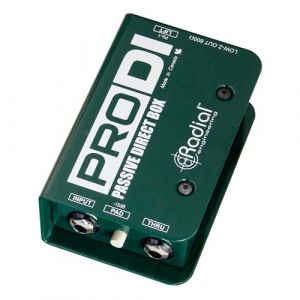 Radial Pro DI Boîte de direct passive (SonoVente, neuf)