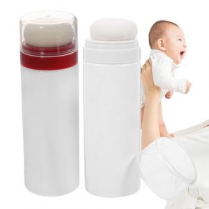 Porte-poudre de voyage vide | Design pratique à souffler | Housse de couette de voyage | Trousse de beauté fonctionnelle et design de soufflet pratique pour espace de travail, voyage, maison, voyage (yueyuer, neuf)