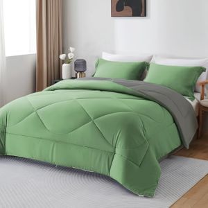 beeweed Couette 300GSM en Microfibre, Certifi&eacute;e Oeko-TEX, &Eacute;dredon Lit 2 Personne 240x260 cm, Toutes 4 Saisons et Hiver pour Lit 160x200/180x200/200x200, Chaud &Eacute;pais Garnissage 300g/m&sup2;, Taie d'oreiller (LANNERET EU STORE, neuf)