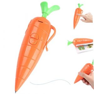 Stylo enregistreur de Carottes pour Enfants, Stylo &agrave; Bille Orange Mignon, &eacute;criture et Enregistrement Vocal pour gar&ccedil;ons et Filles (Eff-Kimin, neuf)