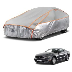 Kayme Bâche Voiture Anti-grêle Étanche, Bâche Contre la Grêle pour Ford Mustang(2004-2024), Housse de Protection Voiture Extérieur Contre Pluie Poussière Soleil, avec Bandes réfléchissantes. Girs (kayme car covers shop, neuf)