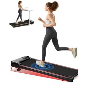 CURSOR Tapis de Marche Inclinable Pente 8KM/H à Triple Amortissement,2,5 CV Walking Pad,Tapis de Course Motorise Inclinable Charge Max. 136KG (YOU-MAY, neuf)