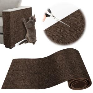 Griffoir Chat Canapé, Protection Canape Chat Anti Griffe 200 x 40 cm, Griffoir pour, Facile à Couper,Meubles,Murs,Sisal et Moquette (Brun) (ZenithyrEn, neuf)