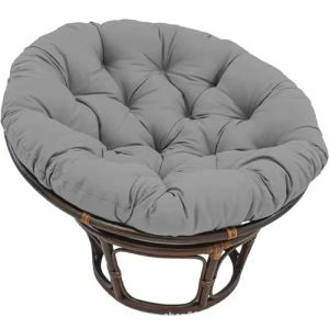 G&eacute;n&eacute;rique Coussin De Chaise Papasan, Coussin De Si&egrave;ge Imperm&eacute;able pour Papasan, Coussin De Sol Rond Et &eacute;pais, Coussin De Remplacement pour Chaise Suspendue, Jardin Ext&eacute;rieur,Dark Gray,90 * 90cm (zezhang-shpoe, neuf)