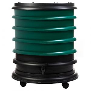 WORMbox | Lombricomposteur 4 Plateaux Vert Foncé | 64 litres | Compostez Vos déchets organiques, Les vers de Terre/lombrics produisent du lombricompost (Ferme du Moutta, neuf)