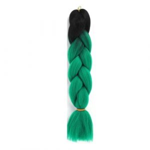 LYVQZPWLRla mode synthétique, Extensions de cheveux synthétiques tressés de 61 cm for femmes, coiffures à faire soi-même, jaune, orange, blond(M12) (KanHuaDeY, neuf)