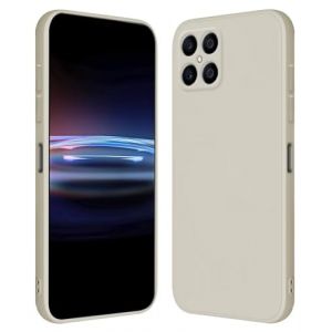 RankOne Coque pour Honor X8 (4G) (6.7" inches) &Eacute;tui en Silicone TPU Souple - Blanc Antique (Rankone, neuf)