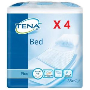 Tena Bed Plus 60 x 90 cm - 4 paquets de 35 protections (Ausilium, neuf)