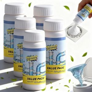 2026 Déboucheur Pro, Deboucheur Canalisation, Agent De Dragage De Canalisations, Nettoyant Puissant Pour Canalisation, Poudre Nettoyante, Pour Cuisine Et Salle De Bain (5 PCS) (xiaochengezahuodian, neuf)