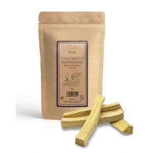 SALVIA | Encens Naturel Palo Santo 100g | Environ 11-13 UNT | B&acirc;tonnets d'encens | Essence d'arbre &agrave; Combustion Efficace | Authentique du P&eacute;rou | Bois Pur sacr&eacute; | Purification &eacute;nerg&eacute;tique | Incense (FRISAFRAN, neuf)