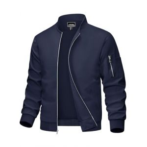 MAGCOMSEN Homme Veste Zippée Sport Veste de Combat Veste Militaire Veste Tactiue Veste en Polyester Manteau Coupe-Vent Base-Ball Jacket Bomber Veste (MAGCOMSEN SHOP, neuf)