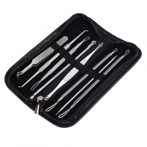 Pqahffowr Kit a outils professionnelle pour retirer le comedon Outil de retirer de Boutons Acne Comedon Outil de (xuxiachuanyu, neuf)