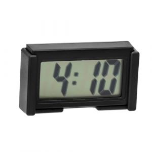 HENGBIRD Mini horloge num&eacute;rique LED avec fonction Glow-in-the-Dark pour voiture, bureau, chambre &agrave; coucher, noir (yinghonghuwaiyongpin, neuf)
