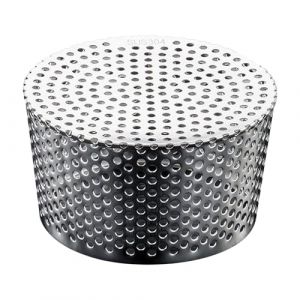 Protections De Goutti&egrave;res en M&eacute;tal, Crapaudine De Goutti&egrave;re Filtre Gouttiere en Acier Inoxydable, Grille De Ventilation Et De Drainage De Toit Conique en M&eacute;tal， Filtre Anti-Blocage De Toit Maille (SYlingtian, neuf)