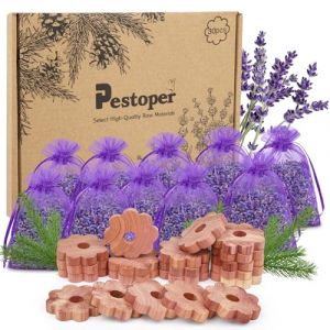 30 Pièges Anti Mites Textiles 20 Anneaux De Mites 10 Sachets De Lavande Protection Contre Les Mites De Vêtements Excellente Protection Contre Les Mites De Garde - Robe Pièges À Mites (EU-LWX, neuf)