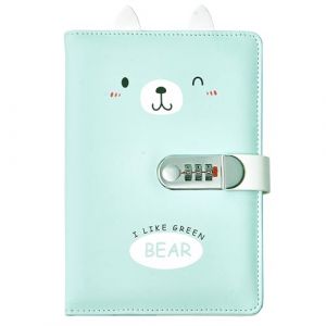 NectaRoy Journal Intime Enfant, Carnet de Note, A5 Carnet Secret Fille, Carnet de Voyage, Journal intime Gar&ccedil;on Code(Conception de l'oreille), Pour Bureau Scolaires &Eacute;tudiant Papeterie, 22x15cm (LC online, neuf)