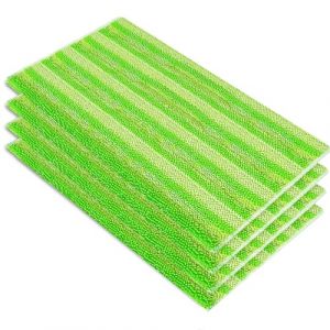 4 Remplacement Lingettes Reutilisable pour Balais Swiffer WetJet Lavables Spray en microfibre (Tomnet, neuf)