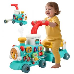 TLPEMN Trotteur Parlant B&eacute;b&eacute;,5 en 1 Trotteur Pousseur D&eacute;tachable, Jouet d'Activit&eacute; et de D&eacute;veloppement, Apprentissage de la Marche, Cadeau B&eacute;b&eacute; D&egrave;s 9 Mois (giorgos-georgiou, neuf)