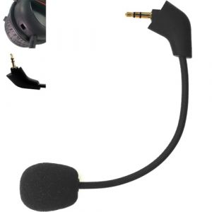 Microphone de Jeu de Rechange pour Casque de Jeu Filaire Kingston HyperX Cloud 2 II Cloud Core Cloud Pro CloudX PS5 Xbox One PC Gaming Micro (Trou carré-extrémité inclinée) (Vmota headphone accessories shop, neuf)