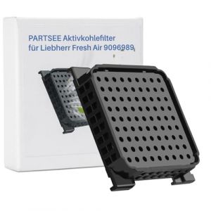 Filtre à charbon actif pour réfrigérateur Liebherr 9096989 9882429 9882460 988246000, filtre à air frais pour 7440021-00 avec charbon actif pour réfrigérateur filtre (noir, 1 pièce) (Sunnylive, neuf)