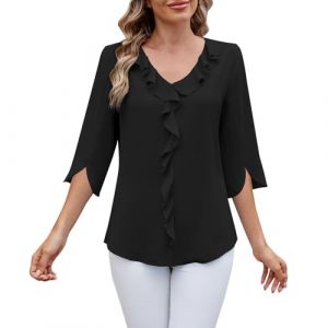Vente Flash du Jour Promo Tee Shirt Femme Chic Et Elegant Chemisier Manche Longue Blouse Grande Taille Fluide Soiree Haut Epaule Denudee T Famille Assorti Dentelle Rouge Team De La Mari&eacute;e sans (Uwdiohq, neuf)