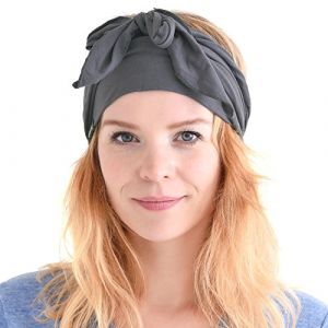 Bandeau Cheveux Femme En Viscose, Bandana Pirate Homme Pré Attaché, Foulard Danse Style Boheme, Serre Tete Japonais Gris Foncé (casualbox Japan, neuf)
