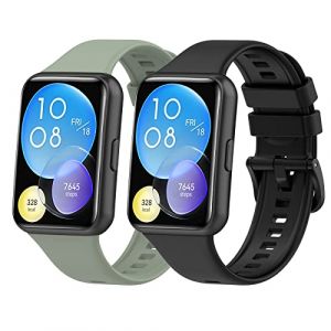 MIJOBS Bracelets en Silicone Compatible avec Huawei Watch Fit 2/Active/Elegant/Classic Bracelet Multicolore Sport Bracelet de Remplacement pour Huawei Watch Fit 2 Montre Intelligente (AL_InoThink EU, neuf)
