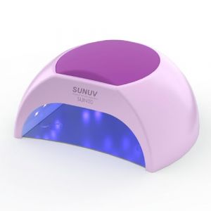 SUNUV Lampe LED Ongle, Lampe UV Vernis Semi Permanent, Base Amovible, S&eacute;chage Rapide, 4 Minuterie, Lampe &agrave; Ongles UV LED pour Toutes les Gels SUN2C Purple (Purablaze EU, neuf)