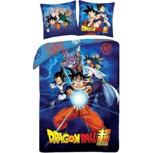 Dragon Ball Z Parure Housse de Couette 140 x 200 cm + taie d'oreille 63 x 63 cm (tomkid, neuf)